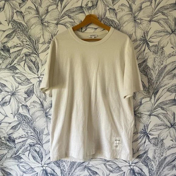 Norse Projects Tab Series Heavy Weight T shirt in Ecru Size Large - Picture 1 of 2